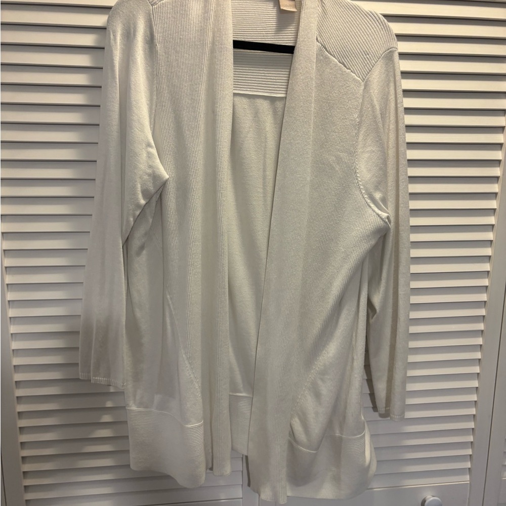 Chico's Elegant Cream Women's Cardigan